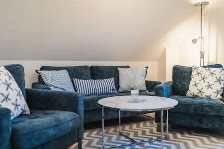 Wohnzimmer Strandbuhne 15 OG