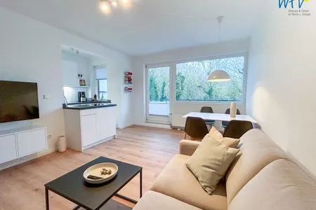 Wohnzimmer Haus Anton-Günther-Straße 16 Ferienwohnung Strandglück