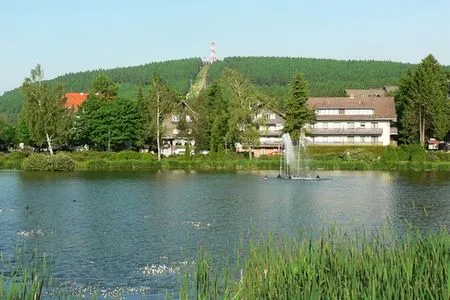 Landschaft Bocksberg Blick Haus 1 Kaminzeit