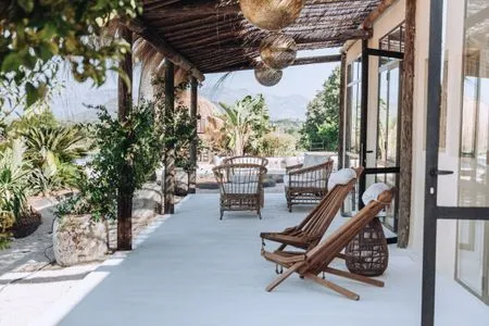 Terrasse Finca Ibiza