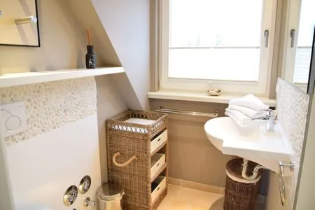 Badezimmer Haus am Strand