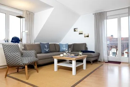 Living room Ostsee Residenz Meeresblick Meeresrauschen