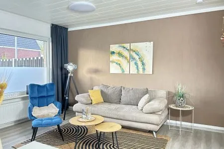 Wohnzimmer Ferienwohnung Ostfriesenmuschel
