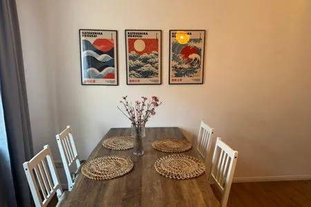 Wohnzimmer Gemütliches Appartement "Irina" in Weißenfels mit 3 Schlafzimmern