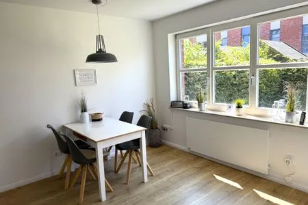 Wohnzimmer Ferienwohnung "Sprotte" am Schönberger Strand