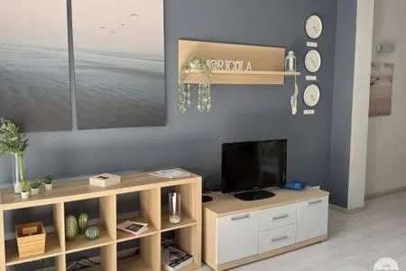 Wohnzimmer Residenza "Blue Sea House"