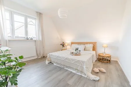 Schlafzimmer Ferienwohnung Insel - Auszeit Pellworm