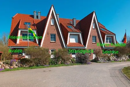 Hauptansicht Landhaus am Meer Kleine Krabbe
