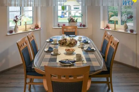 Essbereich Godenhus Ferienwohnung Hannes