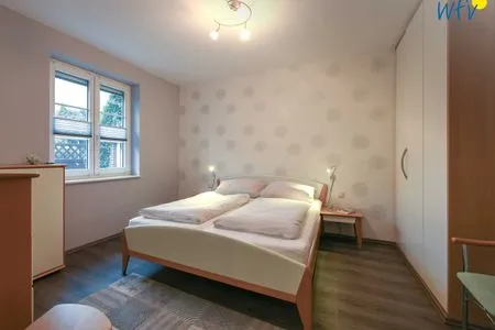 Schlafzimmer Godenhus Ferienwohnung Hannes