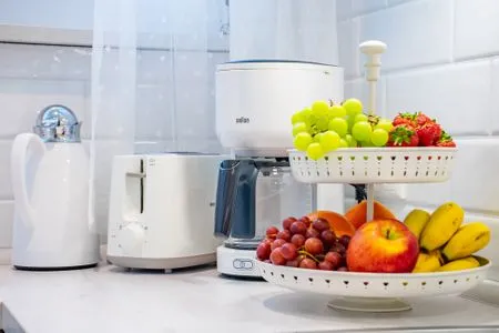 Küche / Küchenzeile Haus Midsommer App. 8 - Kleine Wohnung, große Erholung – 50 m bis zur Ostsee