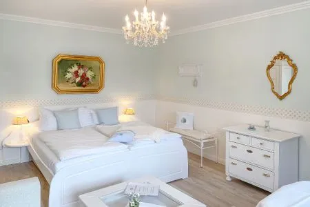 Wohnzimmer Haus Midsommer App. 10 - Top Lage in Strandnähe mit Balkon