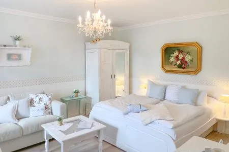 Wohnzimmer Haus Midsommer App. 10 - Top Lage in Strandnähe mit Balkon