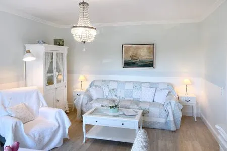 Wohnzimmer Haus Midsommer App. 11 - Strand, Sonne & Südwestbalkon