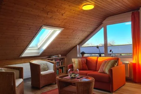 Wohnzimmer Fewo Kiebitzküken