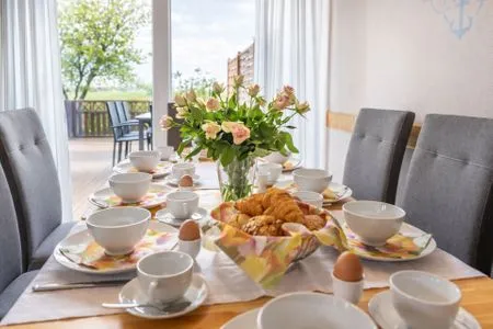 Wohnzimmer Haus Lüttje Hörn Wohnung Sonne