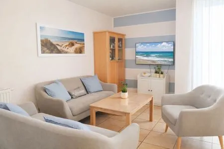 Wohnzimmer Haus Lüttje Hörn Wohnung Sonne