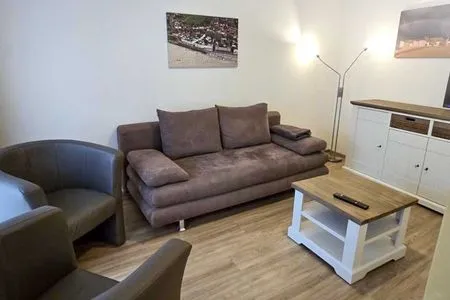 Wohnzimmer Ferienhaus Strandstraße 17 Ferienwohnung 2