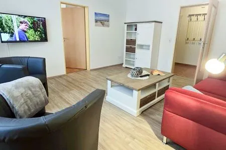 Wohnzimmer Ferienhaus Strandstraße 17 Ferienwohnung 3