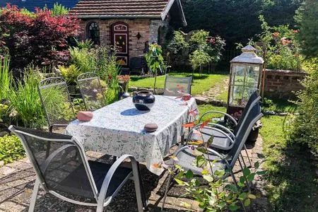 Gartenblick Ferienwohnung Urlaub am Meer