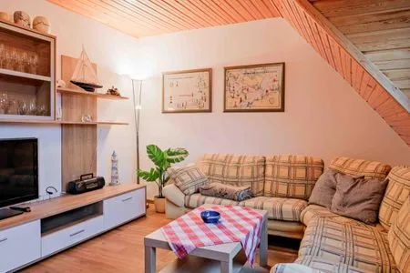 Wohnzimmer Ferienwohnung Urlaub am Meer
