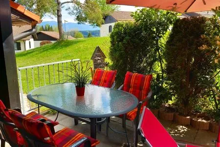 Terrasse Feriendorf Hochbergle Haus Marie