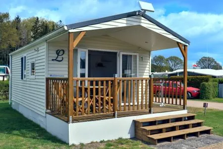 Fassade / Eingang Mobilheim Méditerranée