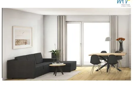 Wohnzimmer Friesenfranz Ferienwohnung Dünenfriese