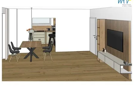 Wohnzimmer Friesenfranz Ferienwohnung Dünenfriese