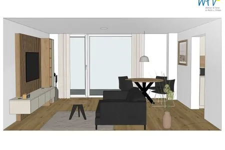 Wohnzimmer Friesenfranz Ferienwohnung Gartenfriese