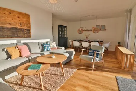 Wohnzimmer Blüten & Meer - Haus Meer