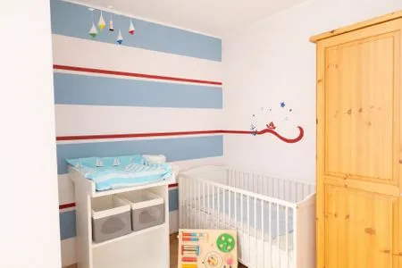 Schlafzimmer Haus Lüttje Hörn Wohnung Strand