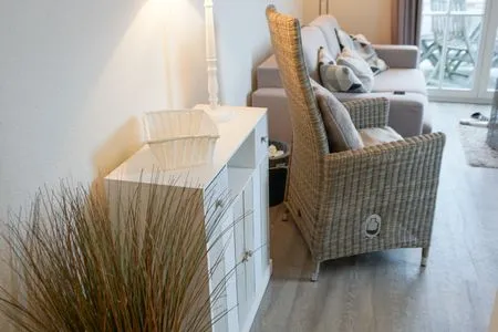 Wohnzimmer Casa Lucy Ferienwohnung 20 Appartmenthaus Strandstr.
