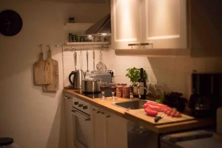 Küche / Küchenzeile Auf den Höfen Ferienwohnung 5 Kleines Glück