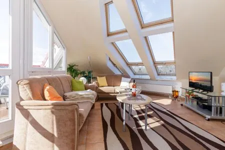 Wohnzimmer Dünengarten 47 Ferienwohnung 37