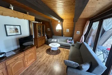 Wohnzimmer Ferienhaus Hasenglück