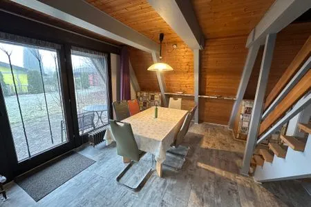 Wohnzimmer Ferienhaus Schneekristall