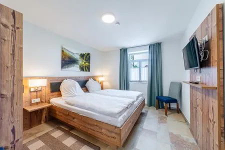 Schlafzimmer Apartment mit Balkon "Sonnenhopfen"