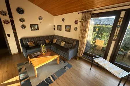 Wohnzimmer Ferienhaus Morgentau