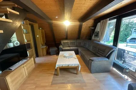 Wohnzimmer Ferienhaus Winterhauch