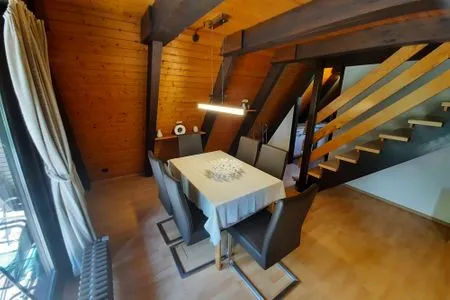 Wohnzimmer Ferienhaus Winterhauch