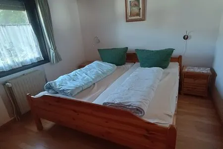 Schlafzimmer Ferienhaus  Abendrot