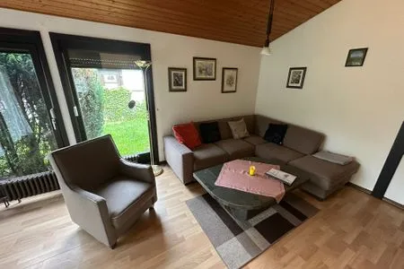 Wohnzimmer Ferienhaus  Abendrot