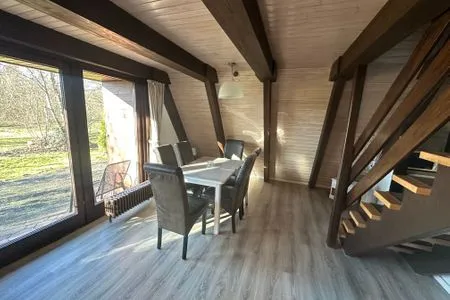 Wohnzimmer Ferienhaus  Abendzauber