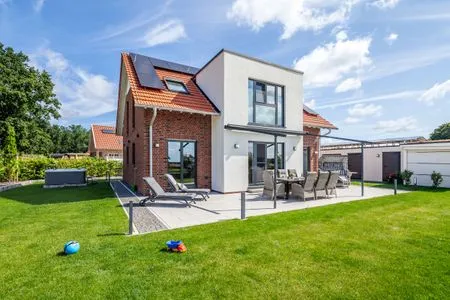 Hauptansicht Ferienhaus Backstein Huus 15