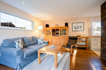 Wohnzimmer (ULM14a) Ferienhaus "Strandmuschel"