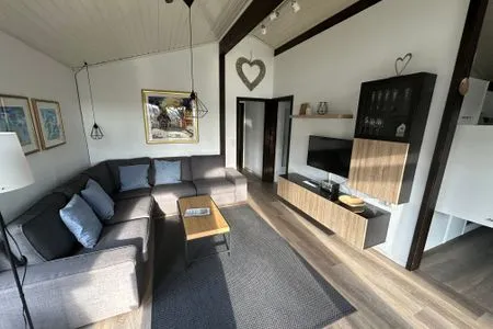 Wohnzimmer Ferienhaus Gartenglück