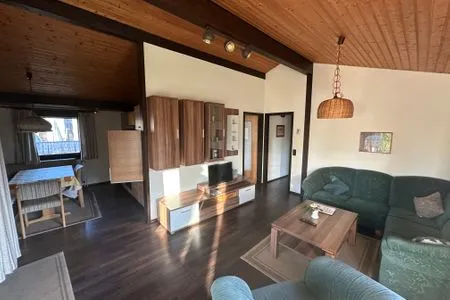 Wohnzimmer Ferienhaus Winterzauber