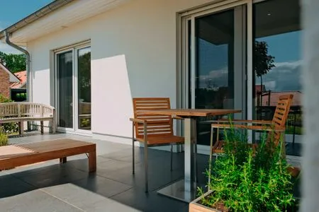 Terrasse Ferienhaus Lieblingsplatz