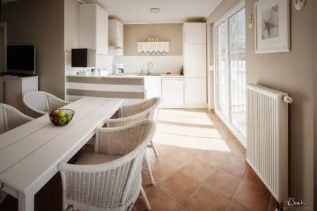 Küche / Küchenzeile Ferienwohnung Strandkorb im AnnaHus